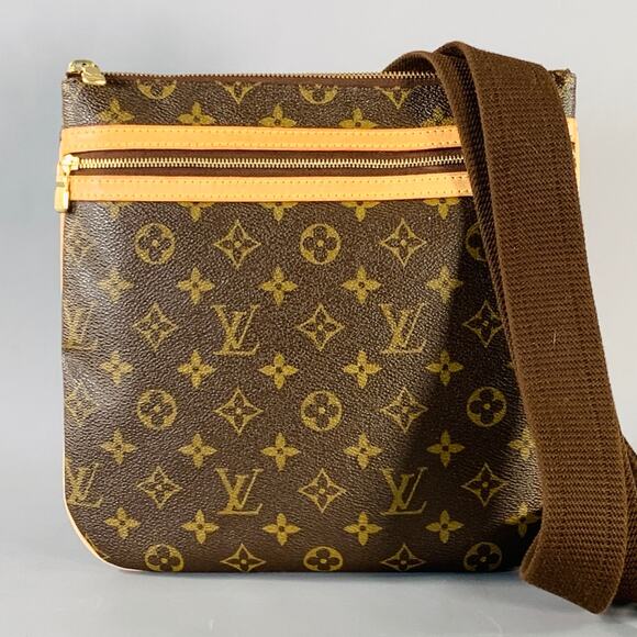 Louis Vuitton Handbags - LOUIS VUITTON Pochette Bosphore Brown Tan Monogram Canvas Crossbody Bag